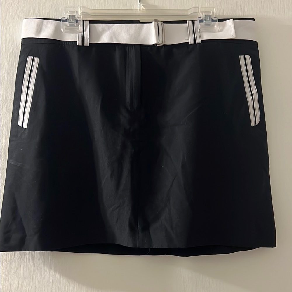 Izod Black Skirt with White Trim